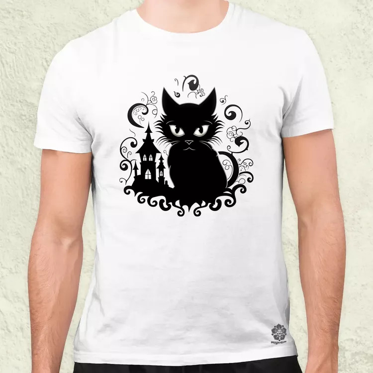 Halloween macsek v2 férfi póló