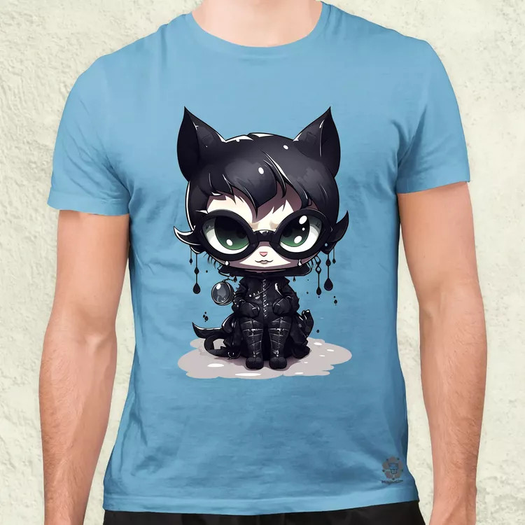 Kawaii macskalány v2 férfi póló