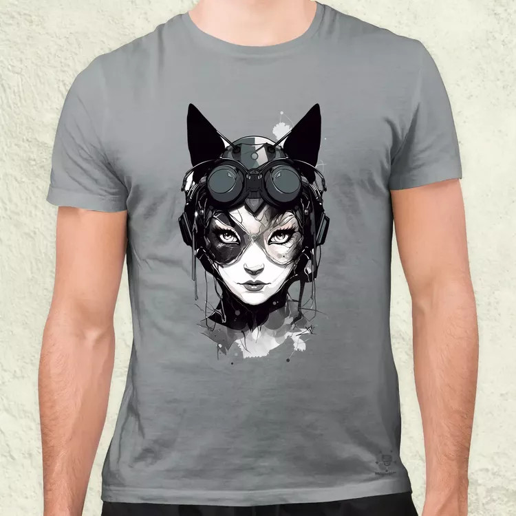 Kawaii macskalány v3 férfi póló