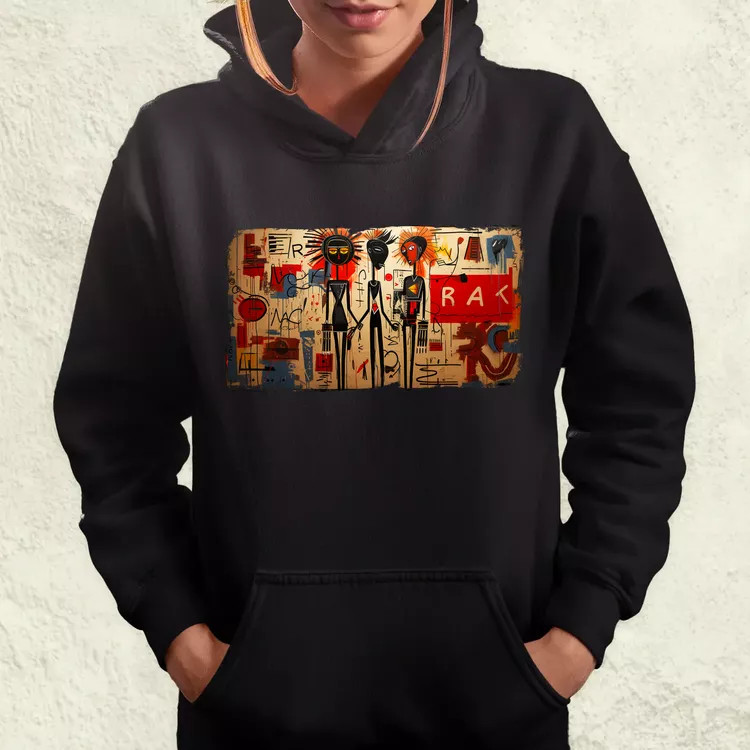 Basquiat Párban v6 női pulóver