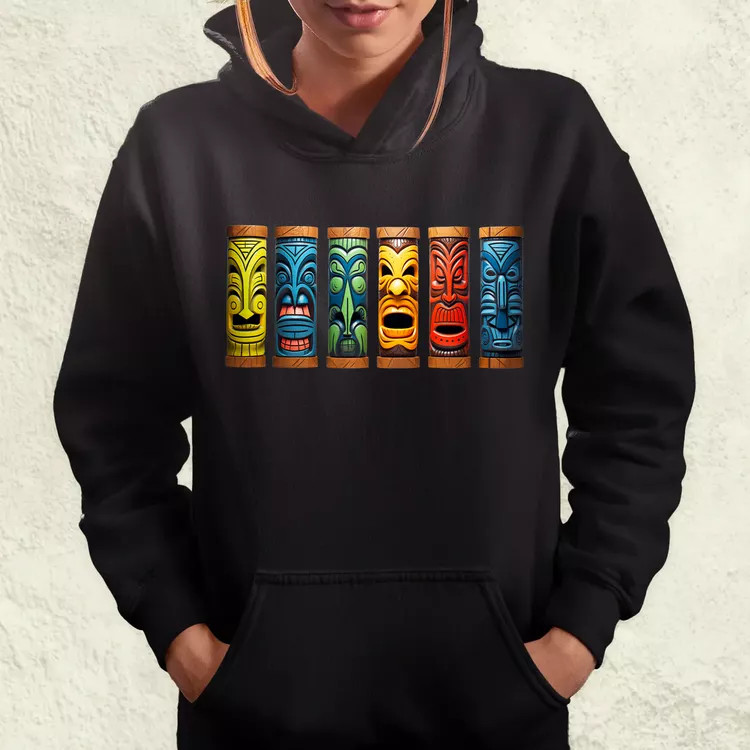 Tiki faragványok v1 női pulóver
