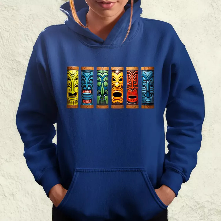 Tiki faragványok v1 női pulóver