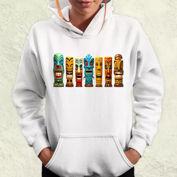 Tiki faragványok v2 női pulóver