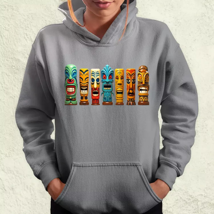 Tiki faragványok v2 női pulóver