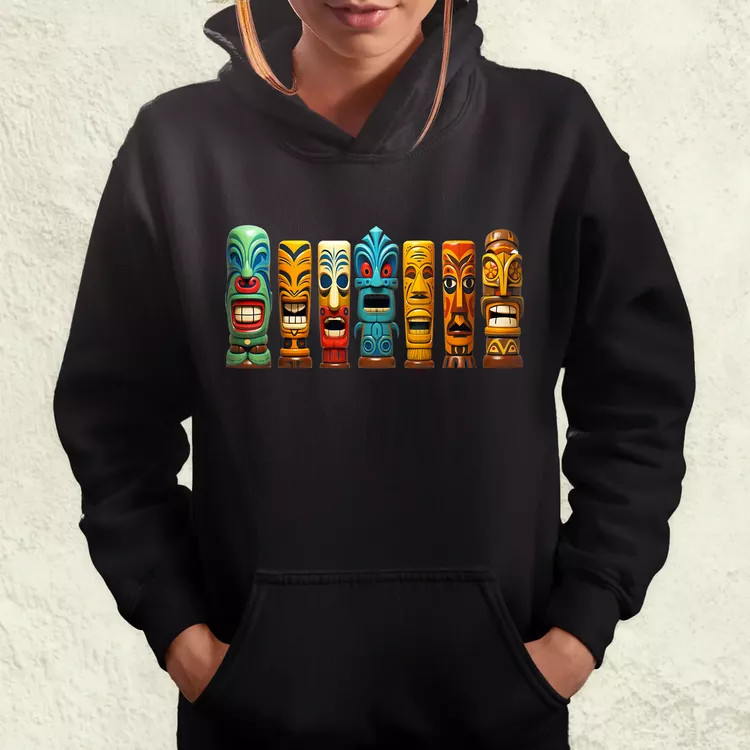 Tiki faragványok v2 női pulóver