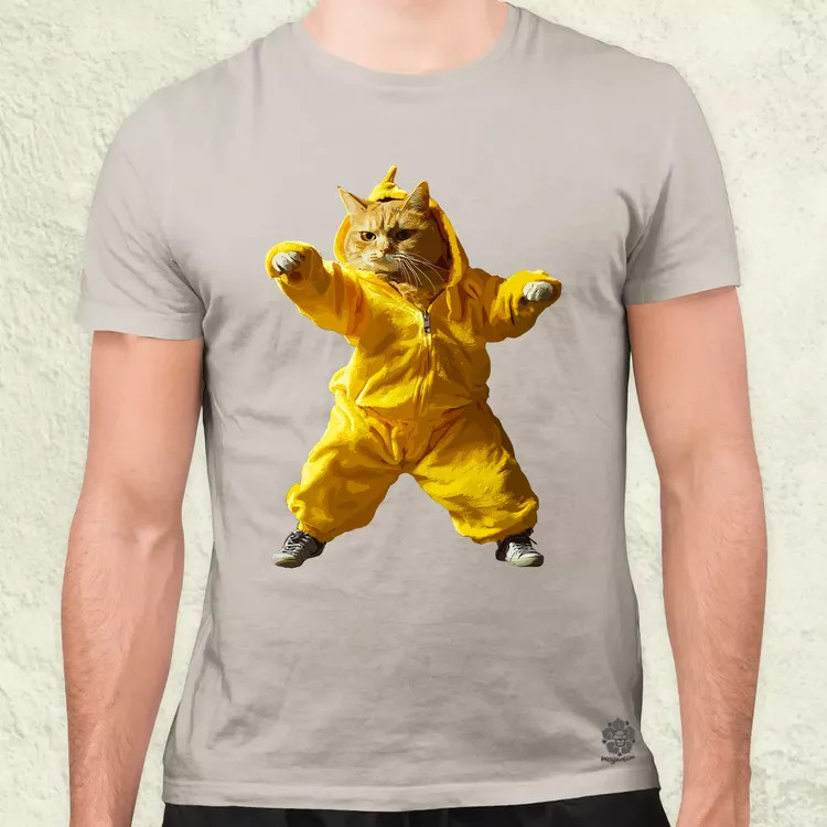 Miauuunkácsy a ninja férfi póló