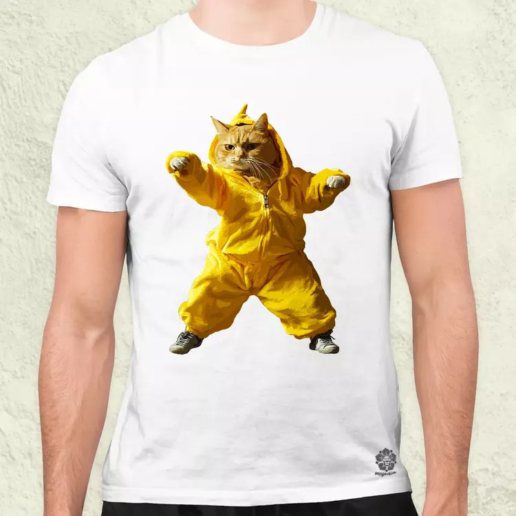 Miauuunkácsy a ninja férfi póló