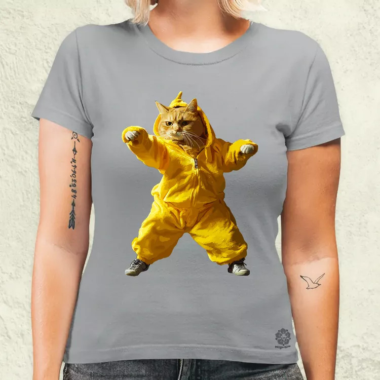 Miauuunkácsy a ninja női póló