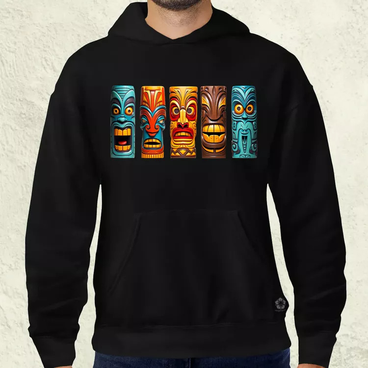 Tiki faragványok v3 férfi pulóver