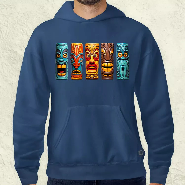 Tiki faragványok v3 férfi pulóver