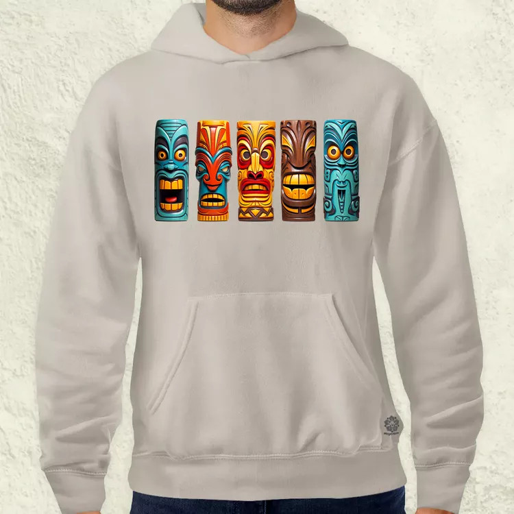 Tiki faragványok v3 férfi pulóver