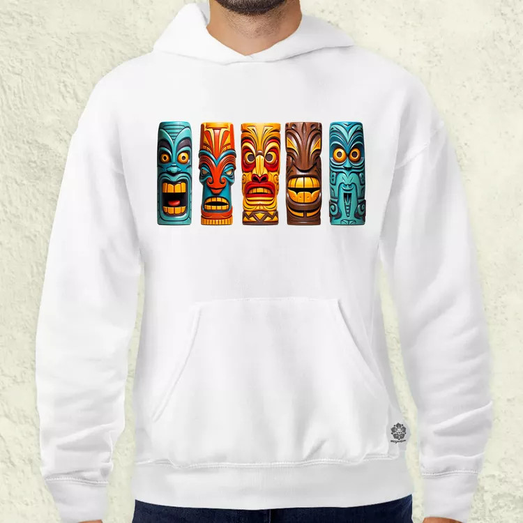 Tiki faragványok v3 férfi pulóver