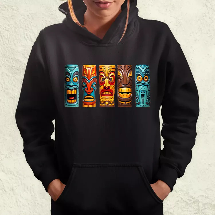 Tiki faragványok v3 női pulóver