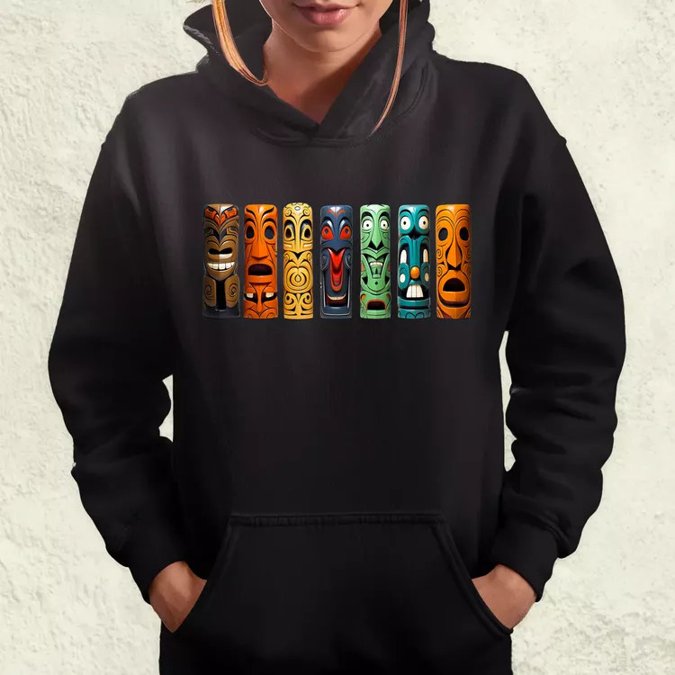 Tiki faragványok v4 női pulóver