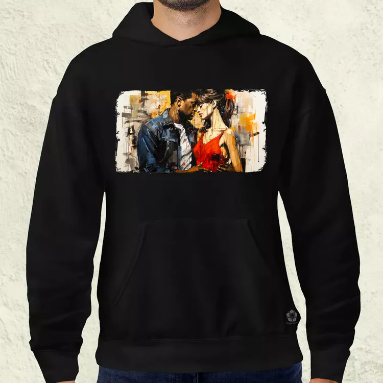 Basquiat Párban v7 férfi pulóver