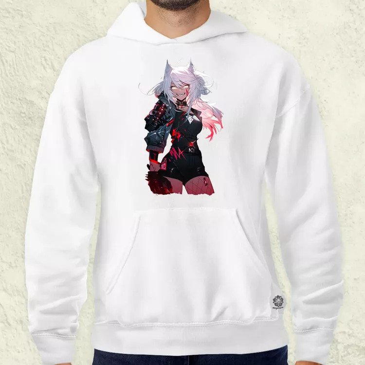 Anime macskalány v3 férfi pulóver