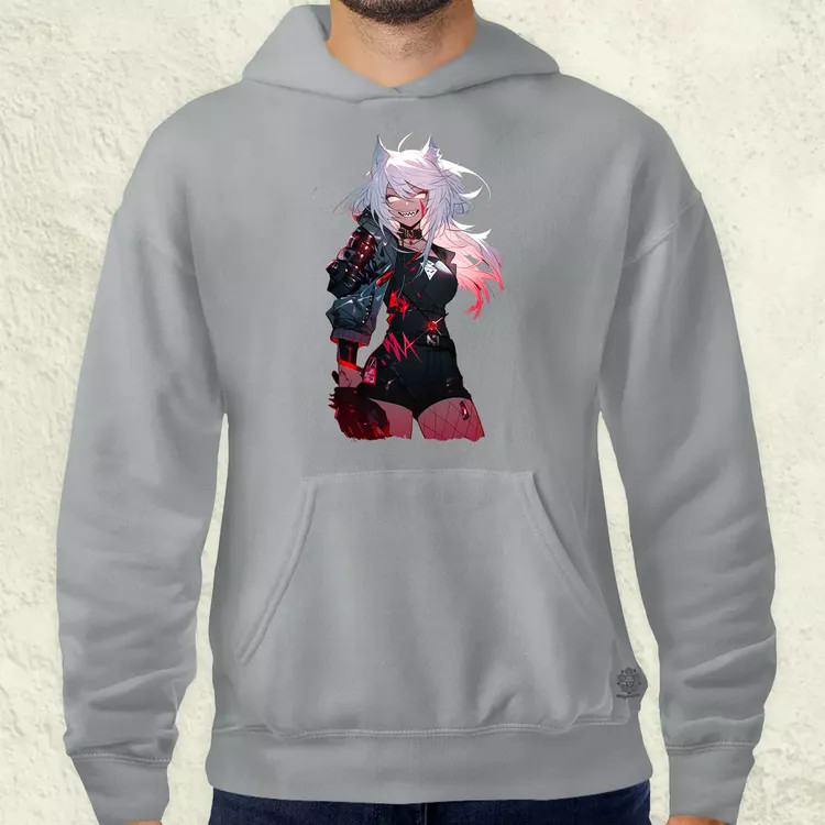 Anime macskalány v3 férfi pulóver