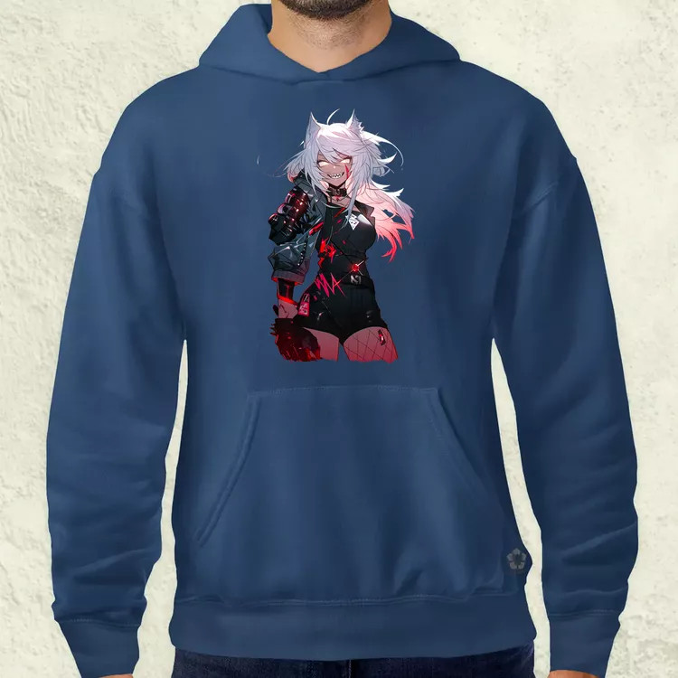 Anime macskalány v3 férfi pulóver
