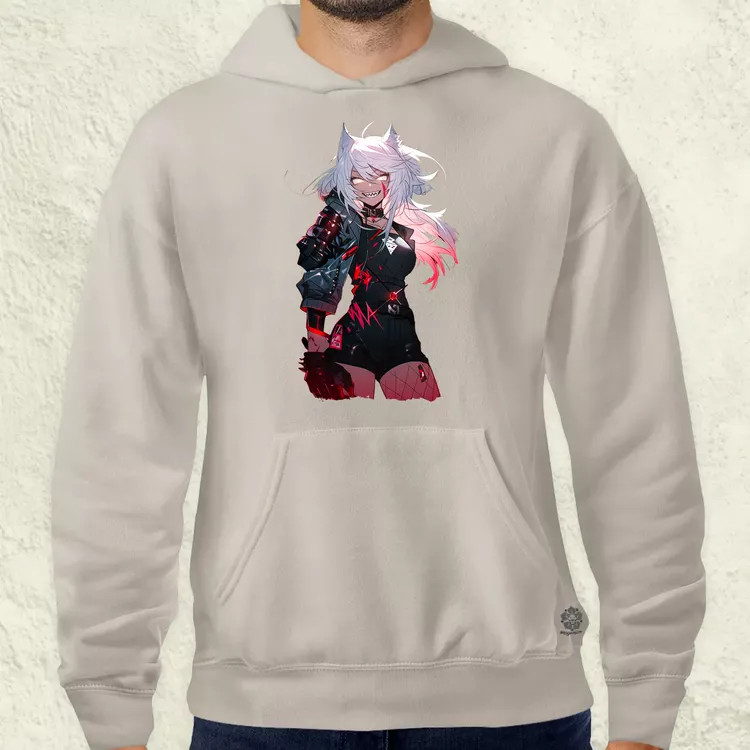 Anime macskalány v3 férfi pulóver