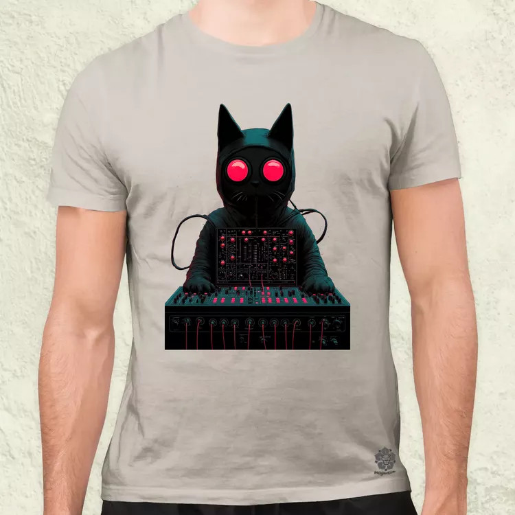 Synthwave Dj v2 férfi póló