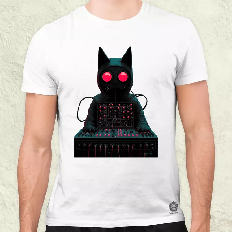 Synthwave Dj v2 férfi póló