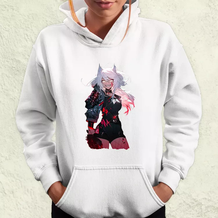 Anime macskalány v3 női pulóver