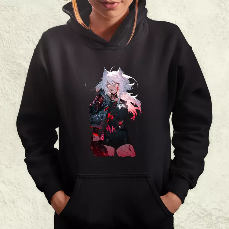 Anime macskalány v3 női pulóver