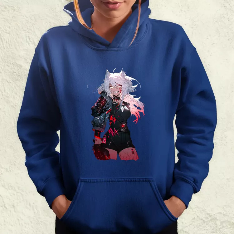 Anime macskalány v3 női pulóver