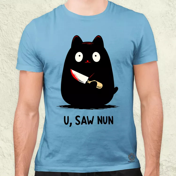 U saw nun férfi póló