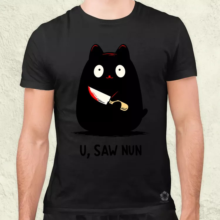 U saw nun férfi póló