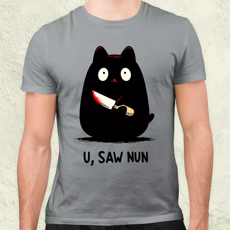 U saw nun férfi póló