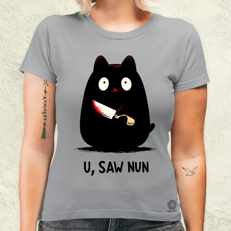U saw nun női póló