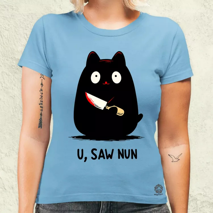 U saw nun női póló