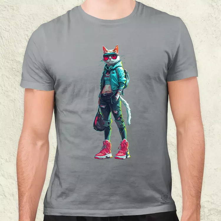 Valorant art macska v1 férfi póló