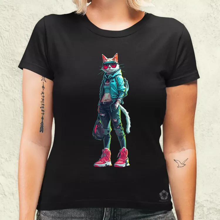 Valorant art macska v1 női póló