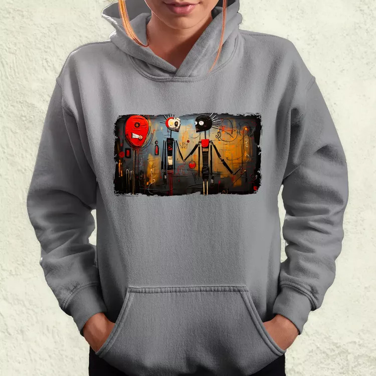 Basquiat Párban v8 női pulóver
