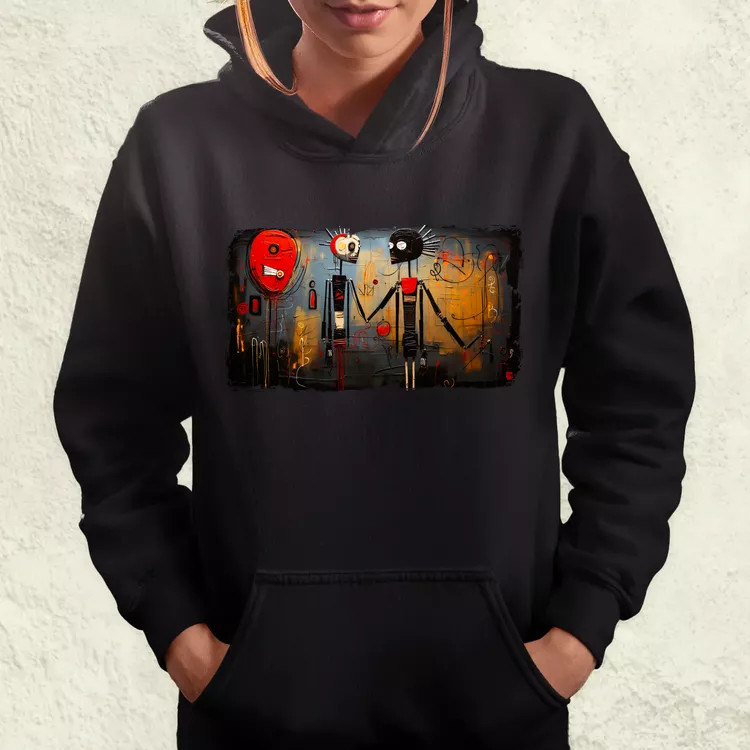 Basquiat Párban v8 női pulóver