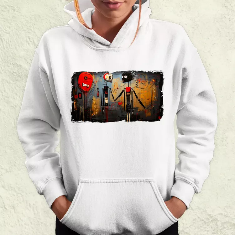Basquiat Párban v8 női pulóver