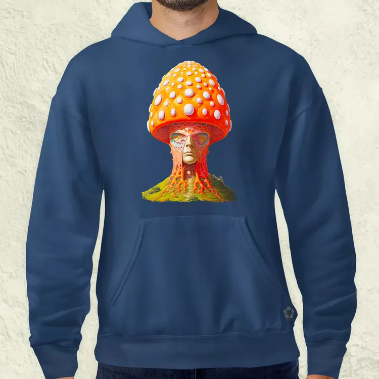 Szürreál gomba v1 férfi pulóver