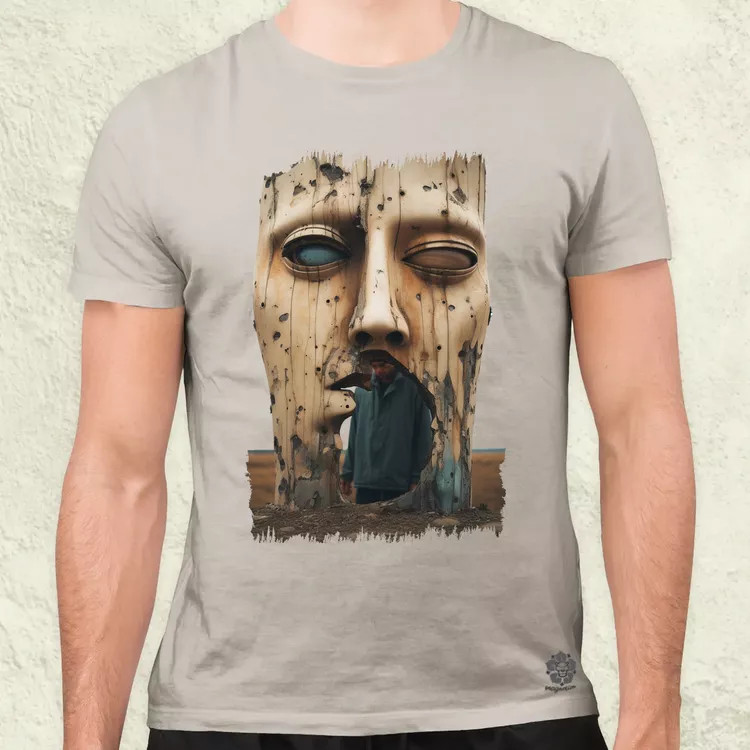 Szürreál pareidolia v4 férfi póló