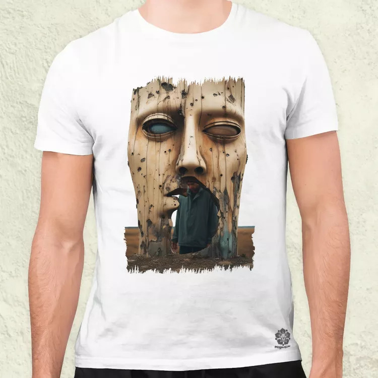 Szürreál pareidolia v4 férfi póló