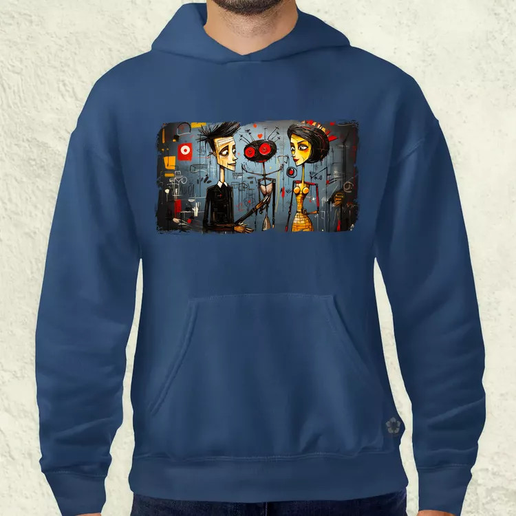 Basquiat Párban v9 férfi pulóver
