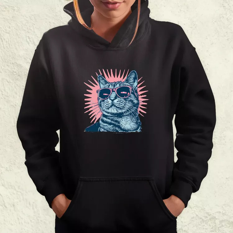 Barokk punk cica v8 női pulóver