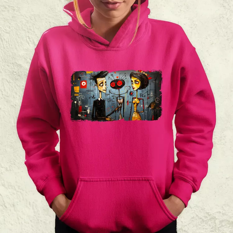 Basquiat Párban v9 női pulóver