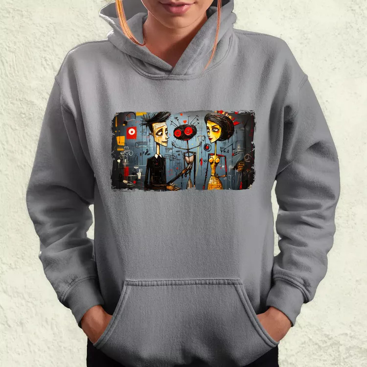 Basquiat Párban v9 női pulóver