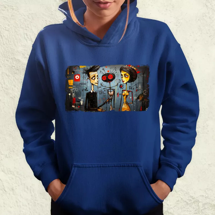 Basquiat Párban v9 női pulóver
