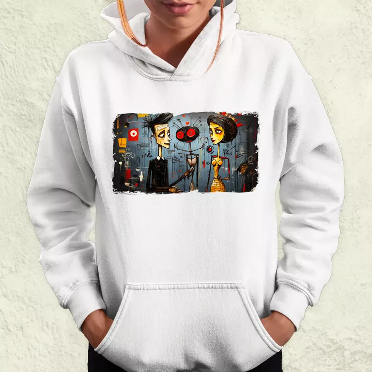 Basquiat Párban v9 női pulóver