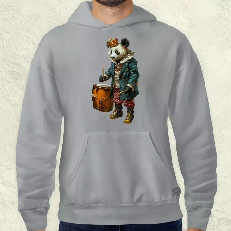 Antropromorf zenész panda v1 férfi pulóver