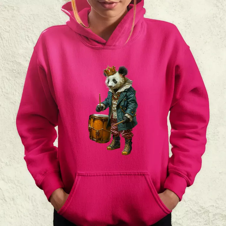 Antropromorf zenész panda v1 női pulóver