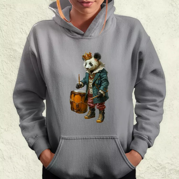 Antropromorf zenész panda v1 női pulóver